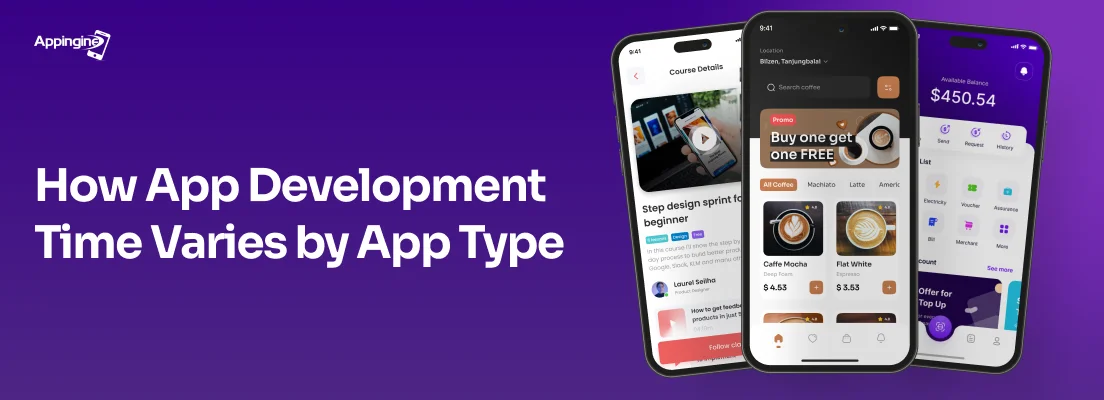 How App Development Time Varies by App Type