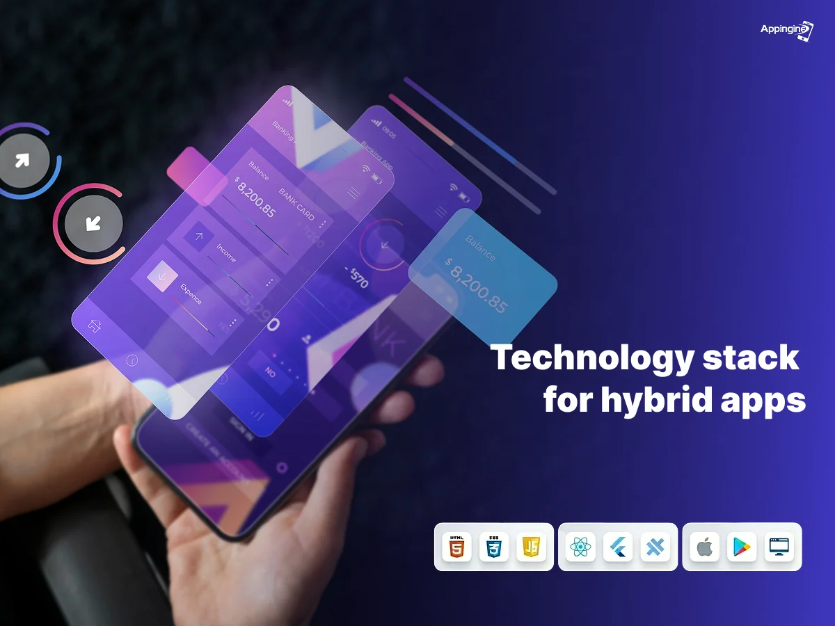 Technology stack for hybrid apps