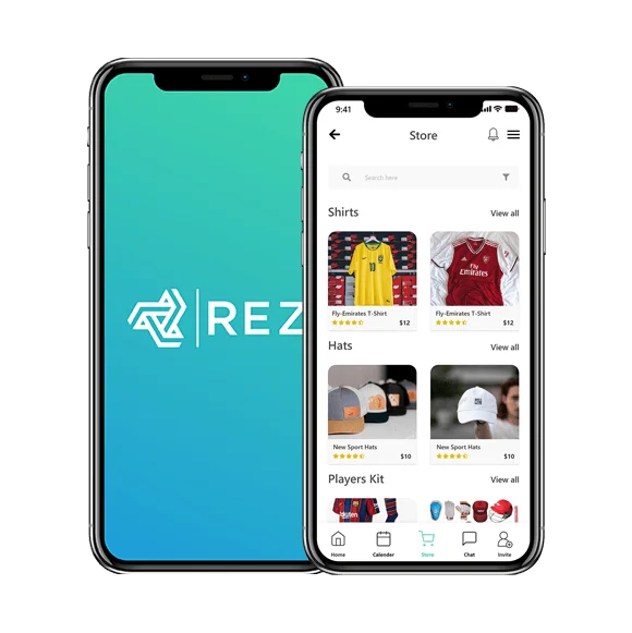 Rez Mobile App, which is showcased in Appingine's portfolio